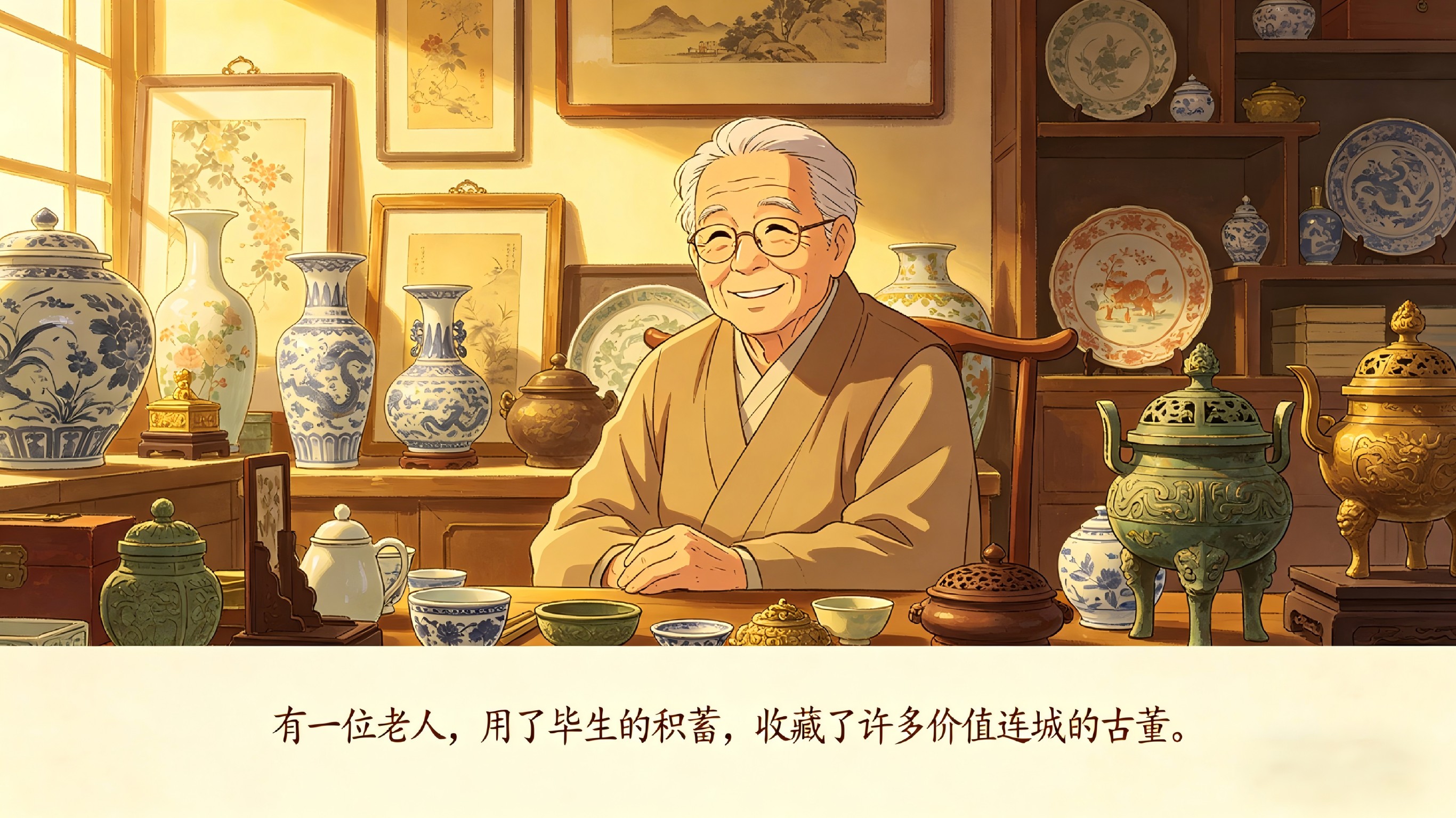 老人的遗嘱